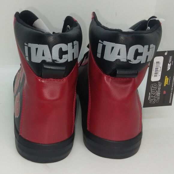 Shippuden Shonen Jump Naruto Mens NEW w/Tags Red & Black Sneakers - sz. 8 WOW! - Picture 5 of 7